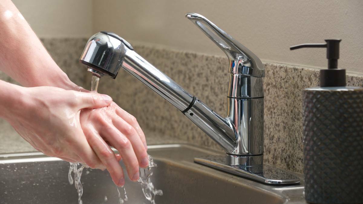 WASH YOUR HANDS: Doctors say the best way to minimise the risk is to maintain good hand hygiene. 