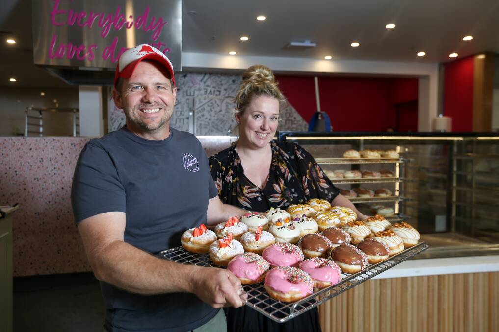 NEW VENTURE: Rebel Donuts owners Ben Swan and Hayley Bradley have relocated to the Border from Melbourne.
