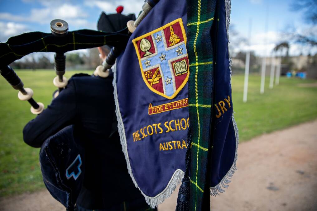 ON TOP: The Scots School Albury were named World Champion Pipe Band.