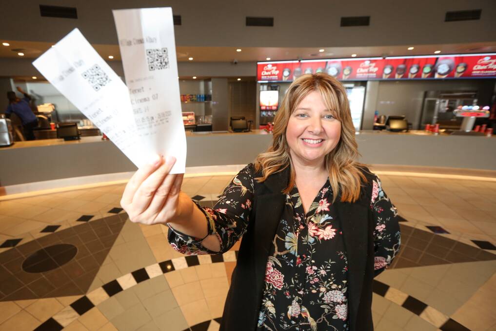 THEY'RE BACK: Regent Cinema's Albury-Wodonga re-opened on Thursday, manager Kelly Davis said they are excited to show off their renovations. Picture: JAMES WILTSHIRE