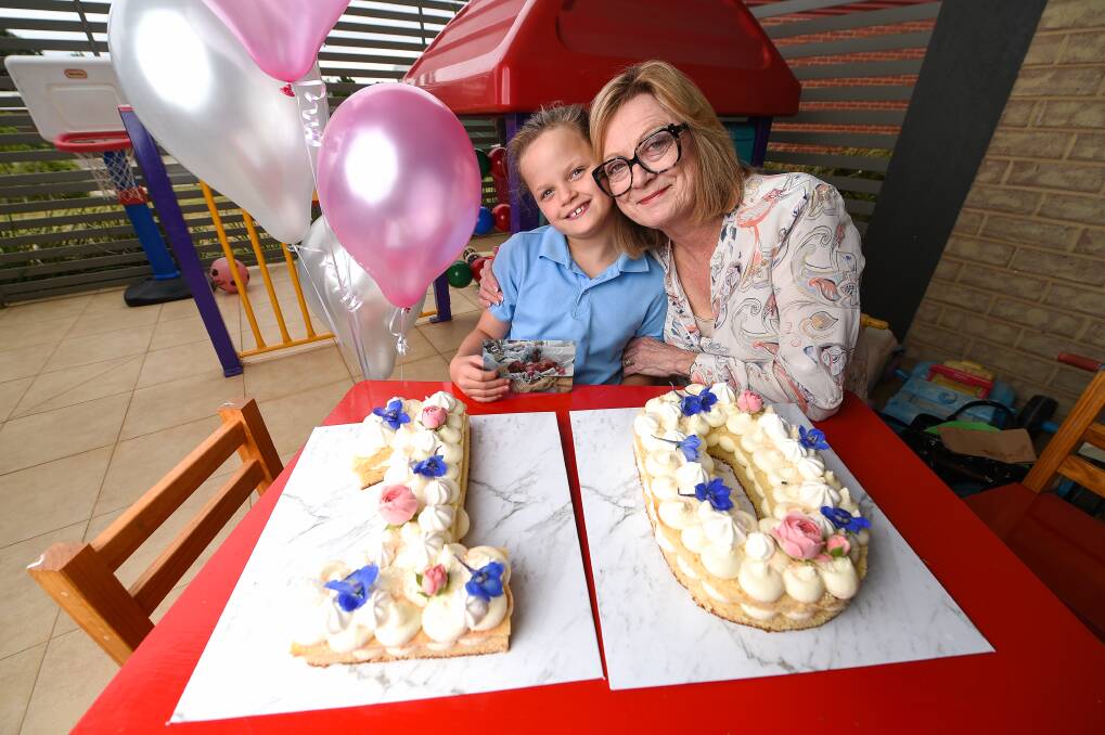 FULL CIRCLE: Amelia Belgrave, 10, pictured with grandmother Vicki Chick, was born premature and her family were one of the first to use the facility. Picture: MARK JESSER