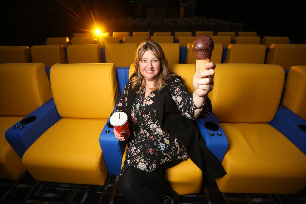UPDATED: Regent Cinemas Albury manager Kelly Davis said stage one of the renovations are complete. Picture: JAMES WILTSHIRE