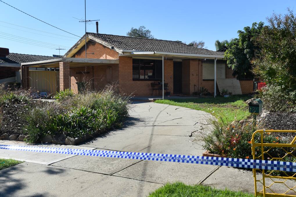 INVESTIGATION: The Wodonga West house fire is being investigated. Picture: MARK JESSER