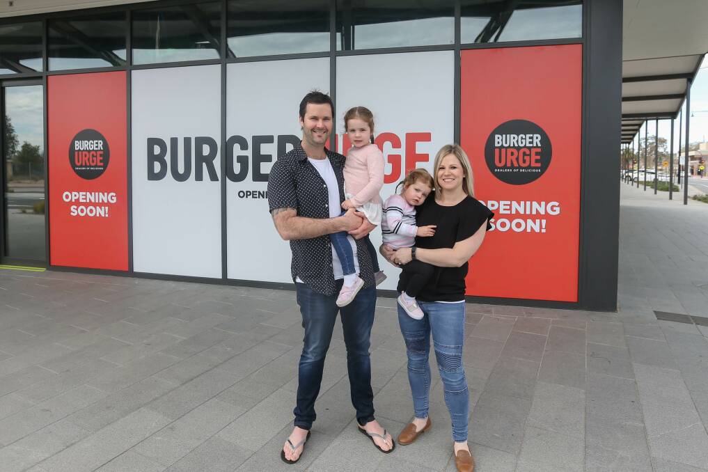 Burger Urge Wodonga owners Greg and Nicole Dean.