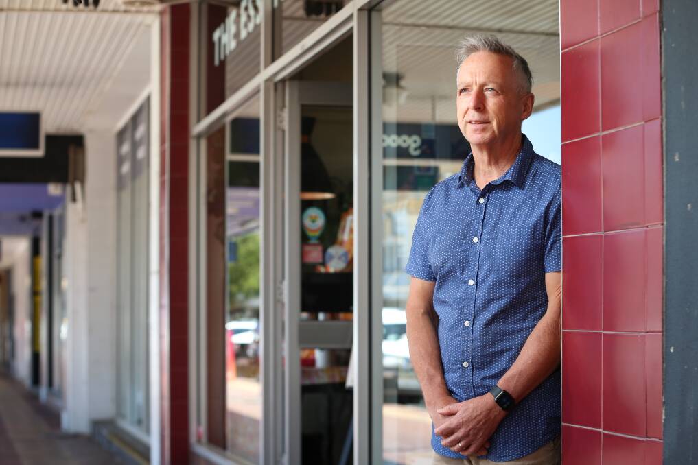 POSITIVE RECOVERY: Albury Business Connect chairman Barry Young said there has been more foot traffic in Albury now than in the last five years. 