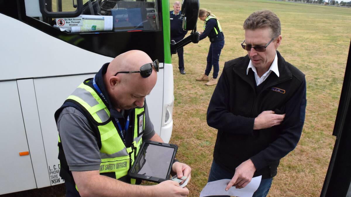 Bus safety was key at Rutherglen Winery Walkabout