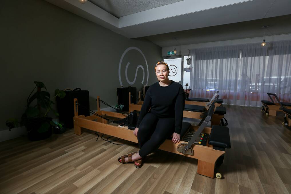 SAFETY CONCERNS: Self Pilates and Wellness owner Sally Laundess said groups of people are harassing staff and clients before and after early morning classes. Picture: TARA TREWHELLA