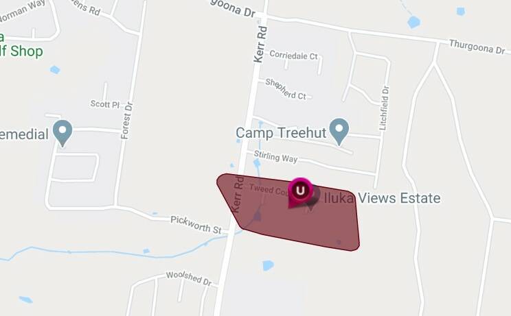 FURTHER OUTAGES: 41 homes off Kerr Road in Thurgoona are also without power.