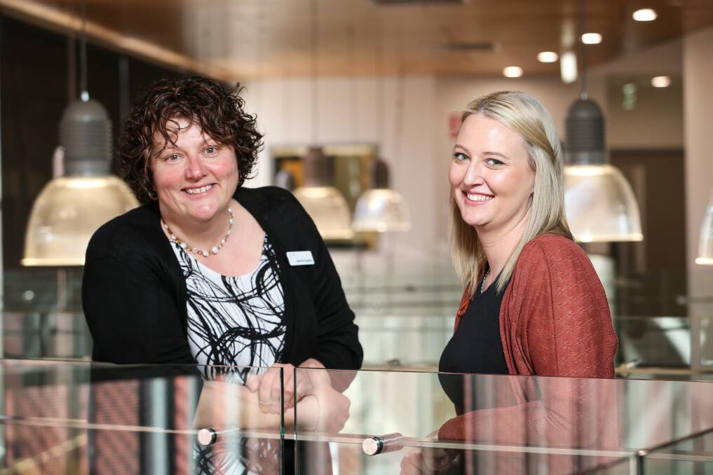 SUPPORT: UMFC team leader Jeanine Aughey and foster carer Stacey are urging people to become carers during Foster Care Week. Picture: JAMES WILTSHIRE