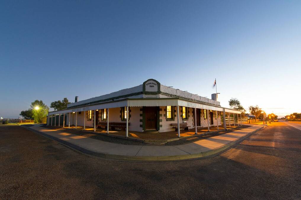 REMOTE PUB: The hotel has been operating in the outback town since 1884. Picture: BIRDSVILLE HOTEL