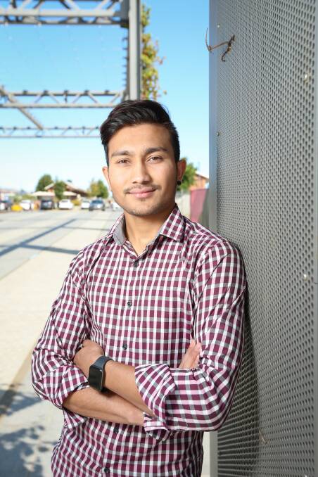 Joint Young Citizen of the Year Bhakta Bhattarai.