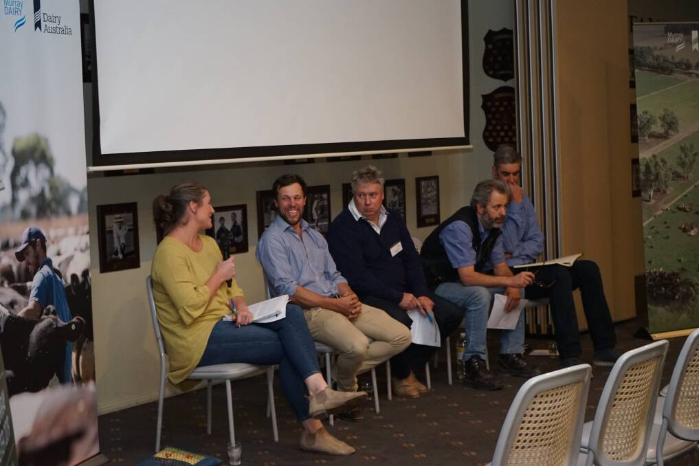 WATER PANEL: Speakers during the water discussion at the Murray Muster.