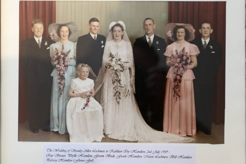 70 YEARS AGO: Stanley and Kathleen Lechmere were married at St Patrick's Church Albury. 