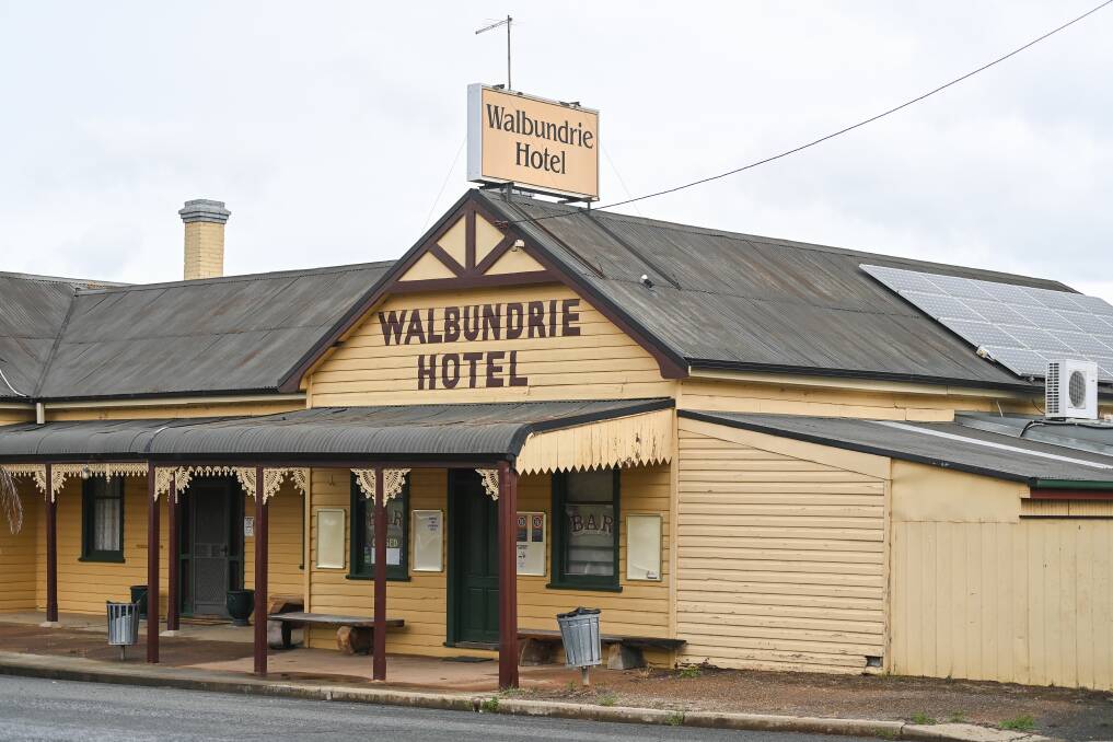 OPENING SOON: The Walbundrie Hotel, or The Piney as it is known, will open soon after the new publicans received a border crossing exception. Picture: MARK JESSER