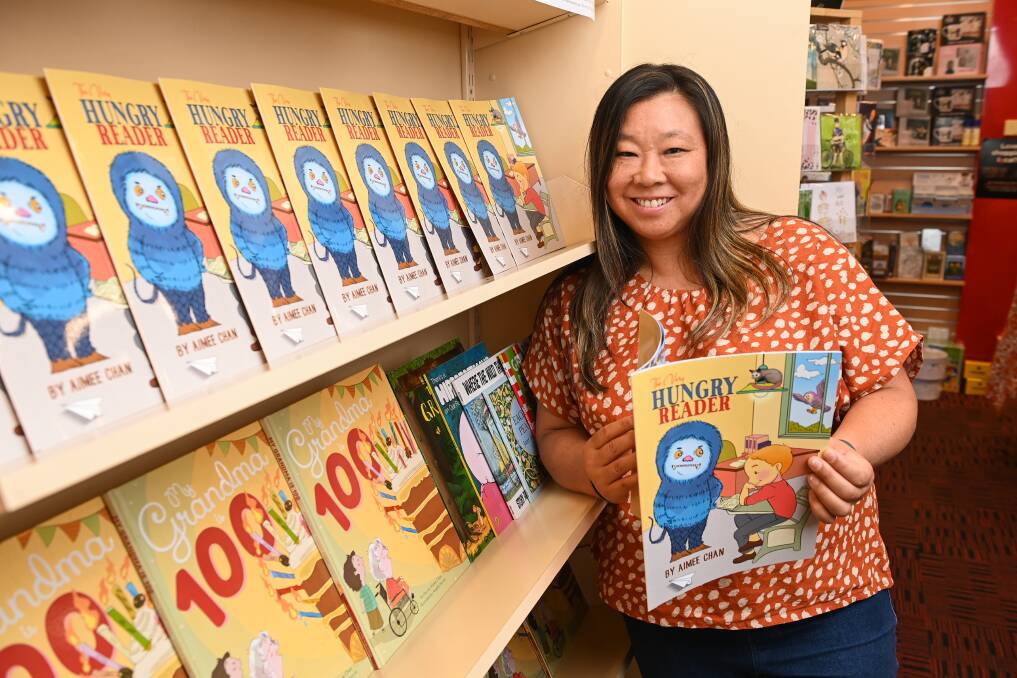 NEW READ: Albury-based author Aimee Chan had her second children's book The Very Hungry Reader released in book shops on Friday. Picture: MARK JESSER