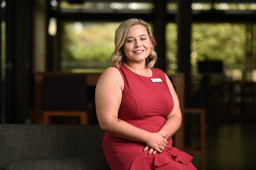 FULL CIRCLE: Jasmine Isaacs was just six days old when she entered foster care and now 27 years later is back working with the organisation who helped her go into care. Picture: MARK JESSER