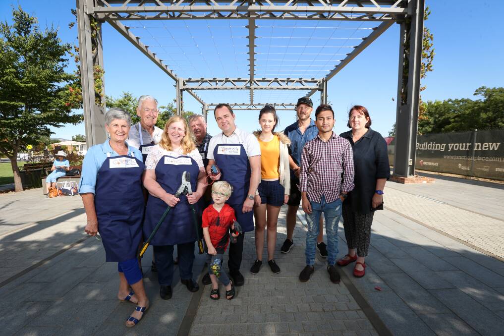 RECOGNITION: Members of the Repair Cafe Albury Wodong with the citizen and youth citizens of the year. Picture: JAMES WILTSHIRE