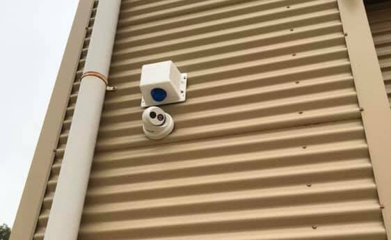 New CCTV installed at Splitters Creek Rural Fire Brigade. Picture: FACEBOOK