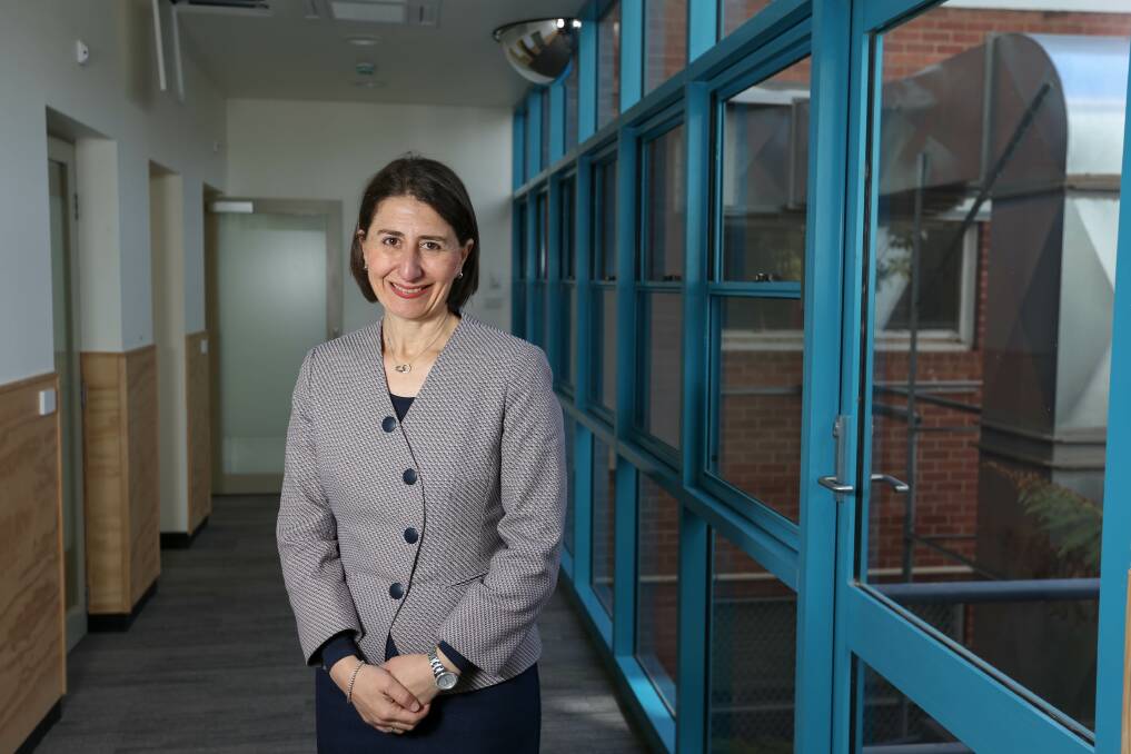 NSW Premier Gladys Berejiklian officially opened the new centre on Wednesday and met with community members and staff. Pictures: TARA TREWHELLA