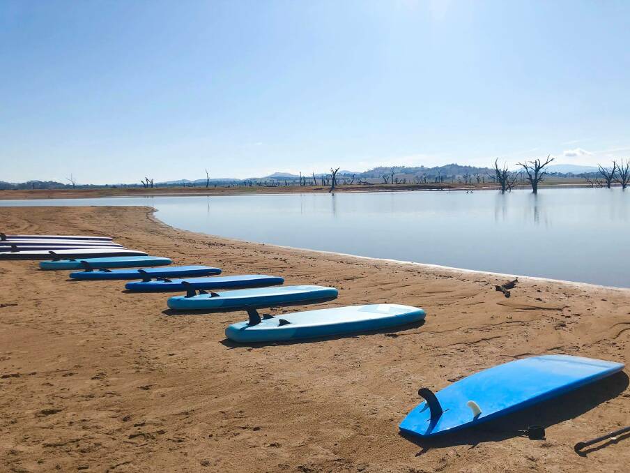 PADDLE ON: Enjoy a morning of paddle boarding at the weir with Paddle Tribe. Picture: FACEBOOK