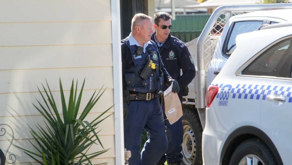 RAID: Police raided a Howlong home in August where three people were charged. Picture: MARK JESSER