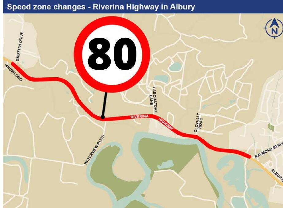 New speed limit comes into force on Riverina Highway on Monday