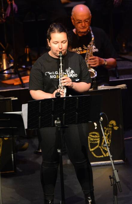 BAND IS BACK: Sanja Domazet on the clarinet will be part of the October 20 event.