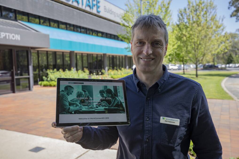 EXPO READY: Wodonga TAFE chief executive Phil Paterson is urging students and job seekers to attend the Work ConnectED expo on October 24. Picture: WODONGA TAFE