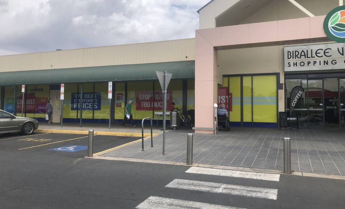 NEW STORE: The new shop front at Birallee Village Shopping Centre.