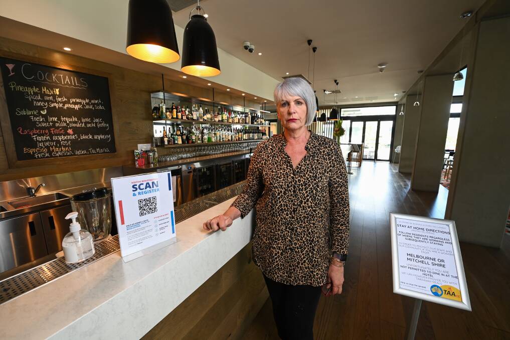 COURTESY CALL: Huon Hill general manager Veronica Parker said pubs rely on bookings at the moment and groups that don't show up aren't helping them get through restrictions. Picture: MARK JESSER