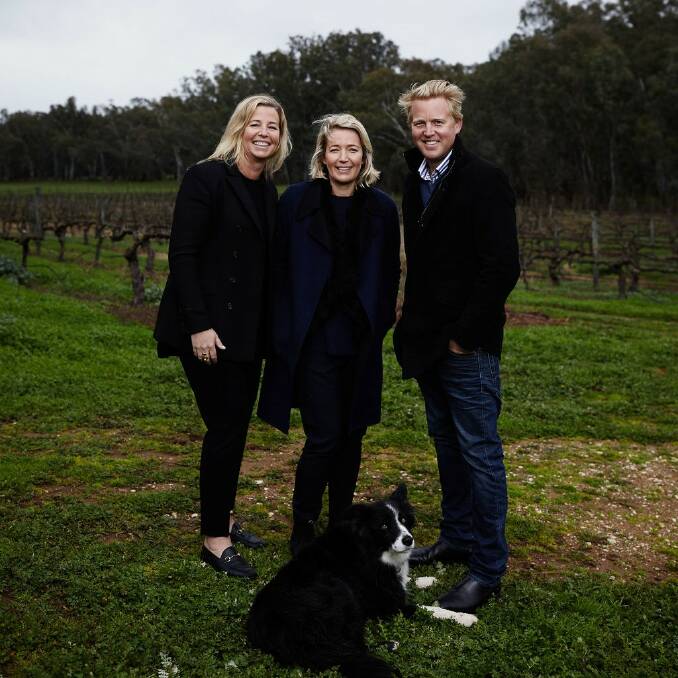 Siblings Eliza, Angela and Nicholas Brown are the owners of All Saints Estate. Picture: FACEBOOK