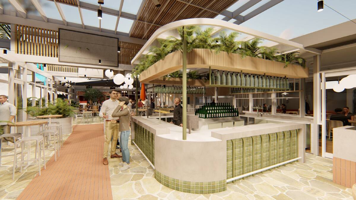 OVERHAUL: The improved beer garden will feature a new bar and roof which can adapt to year-round weather. 