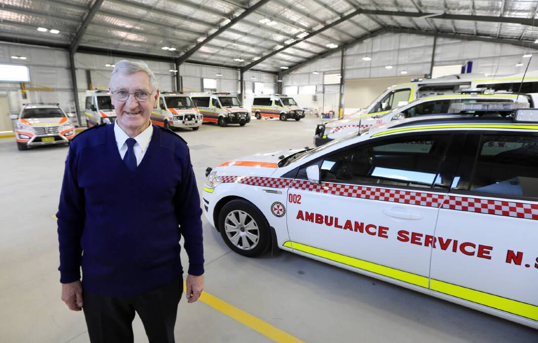 Duty operations manager Laurie Evans at the new ambulance station. Picture: PETER MERKESTEYN