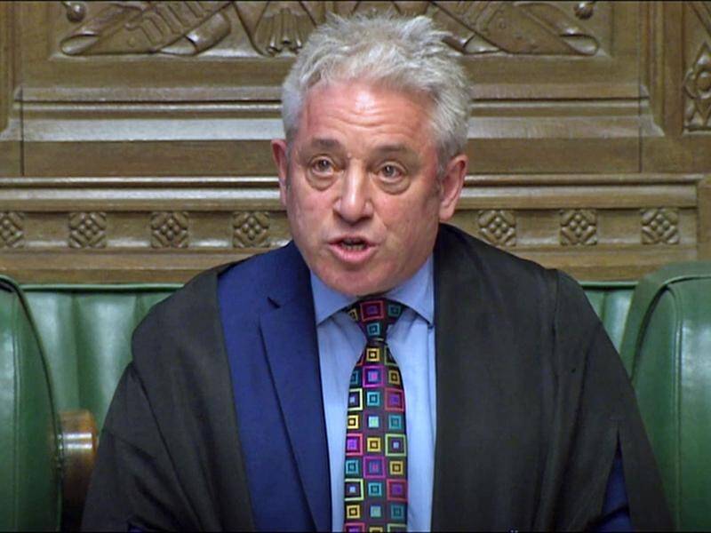 UK speaker John Bercow has disrupted Prime Minister Theresa May's plans for a third Brexit vote.