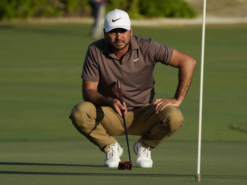 Jason Day is tied fourth going into the last round of the Hero World Challenge in the Bahamas. (AP PHOTO)