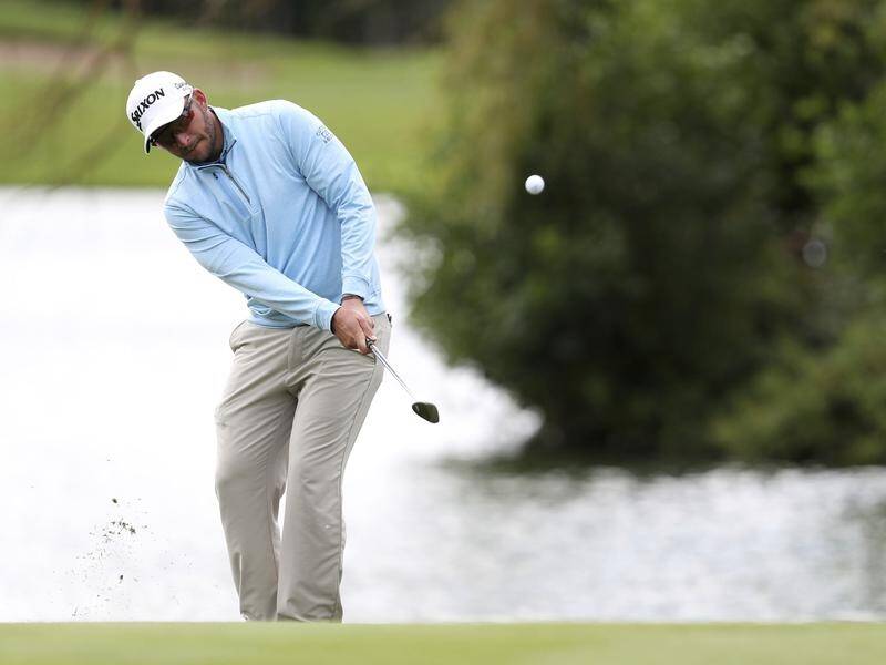 South Africa's Dean Burmester has a share of the lead at the Irish Open.