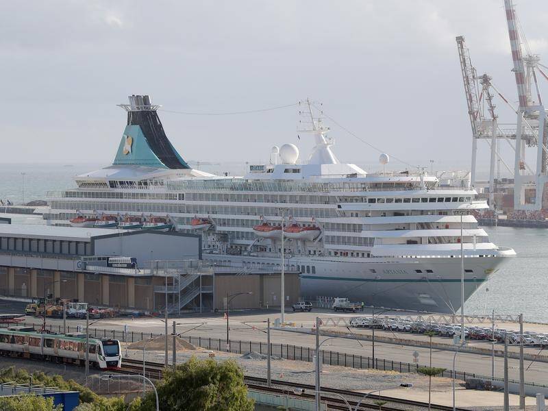 Seven people with coronavirus while onboard the cruise ship Artania are in intensive care in Perth.