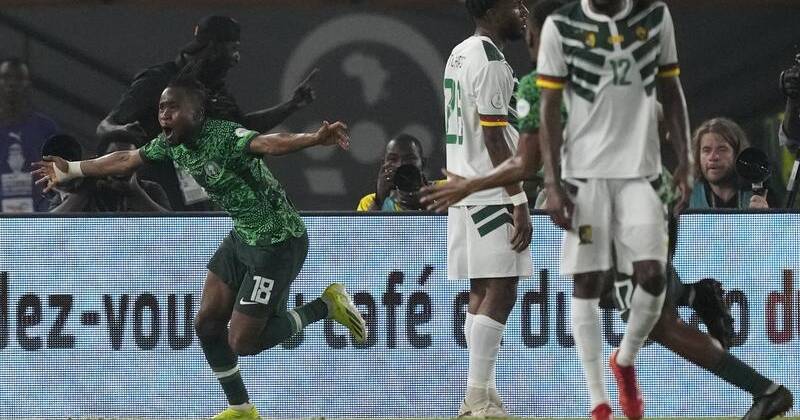 Inspirational Osimhen helps Nigeria into Cup quarters | The Border Mail ...