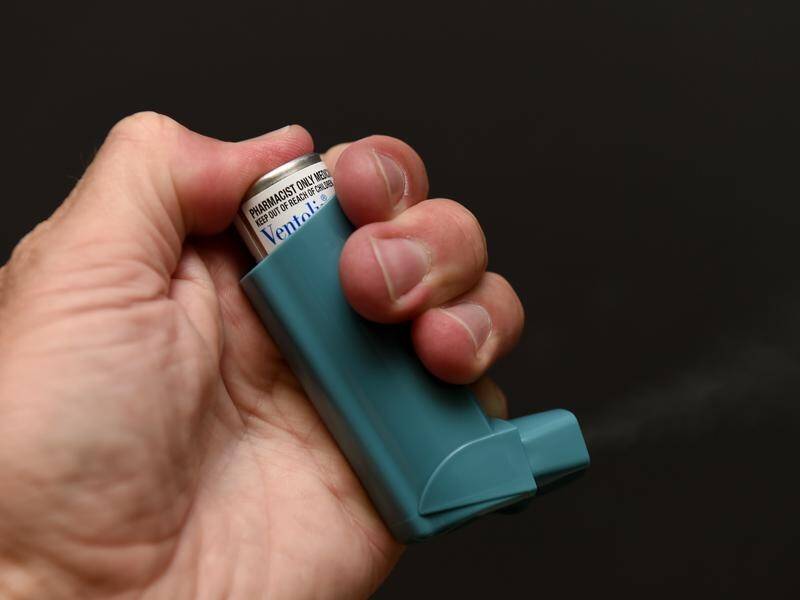 Asthma sufferers in high-risk areas are urged to stay inside during storms and carry their reliever.