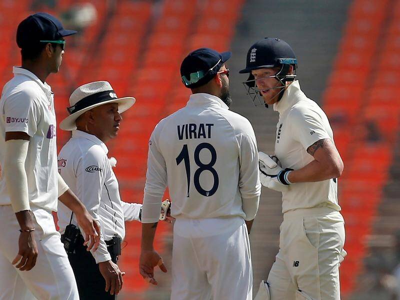 India captain Virat Kohli and England star Ben Stokes had words on the first day of the fourth Test.