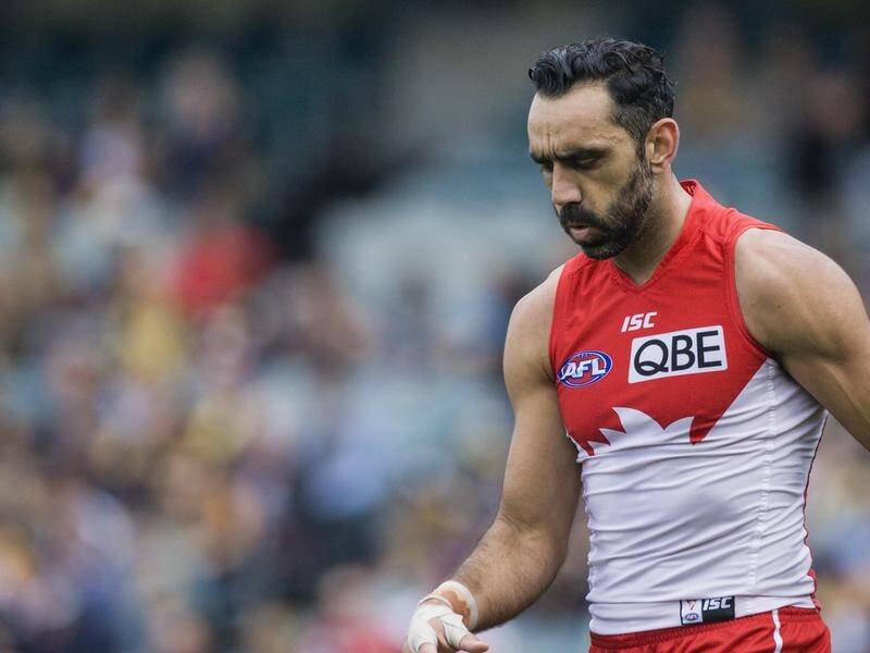 Adam Goodes has sat through a thought-provoking documentary on the latter stages of his AFL career.