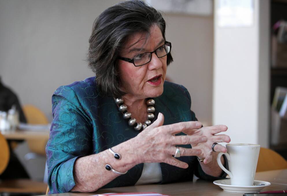 Cathy McGowan speaks to The Border Mail about the week in Canberra. Picture: MATTHEW SMITHWICK