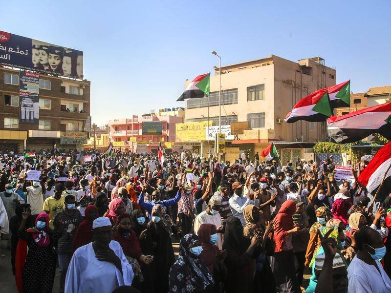 Thousands of people have demonstrated against a military takeover of the Sudanese government.