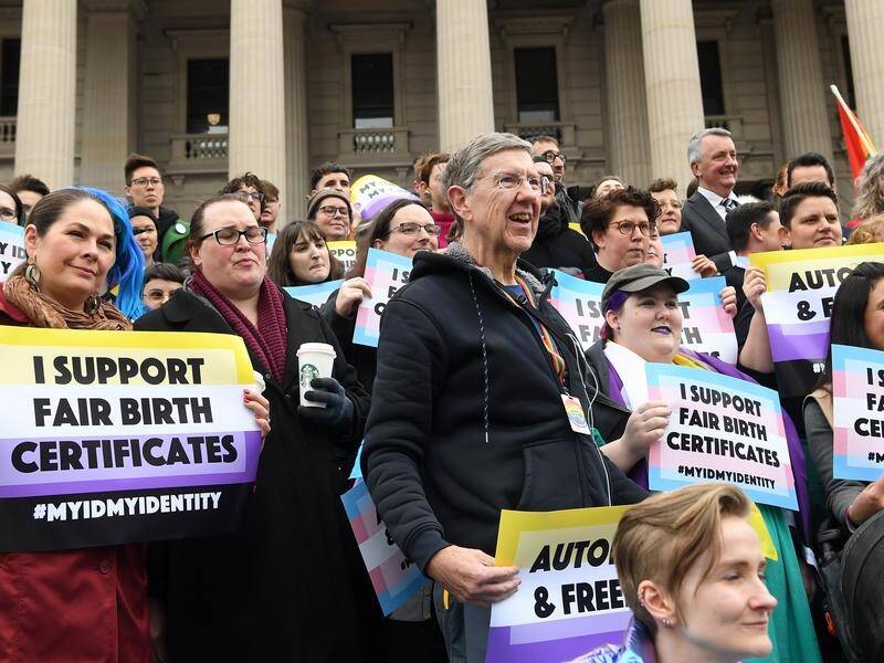 Transgender Victorians can now choose the gender on their birth certificates.