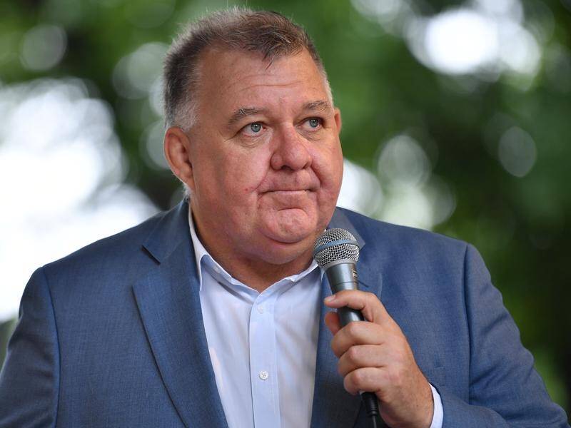 United Australia Party leader Craig Kelly has been egged in a Melbourne park.