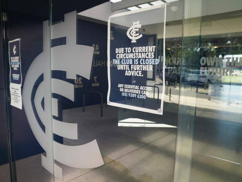 The coronavirus AFL shutdown has forced Carlton to axe their partnership with the Northern Blues.