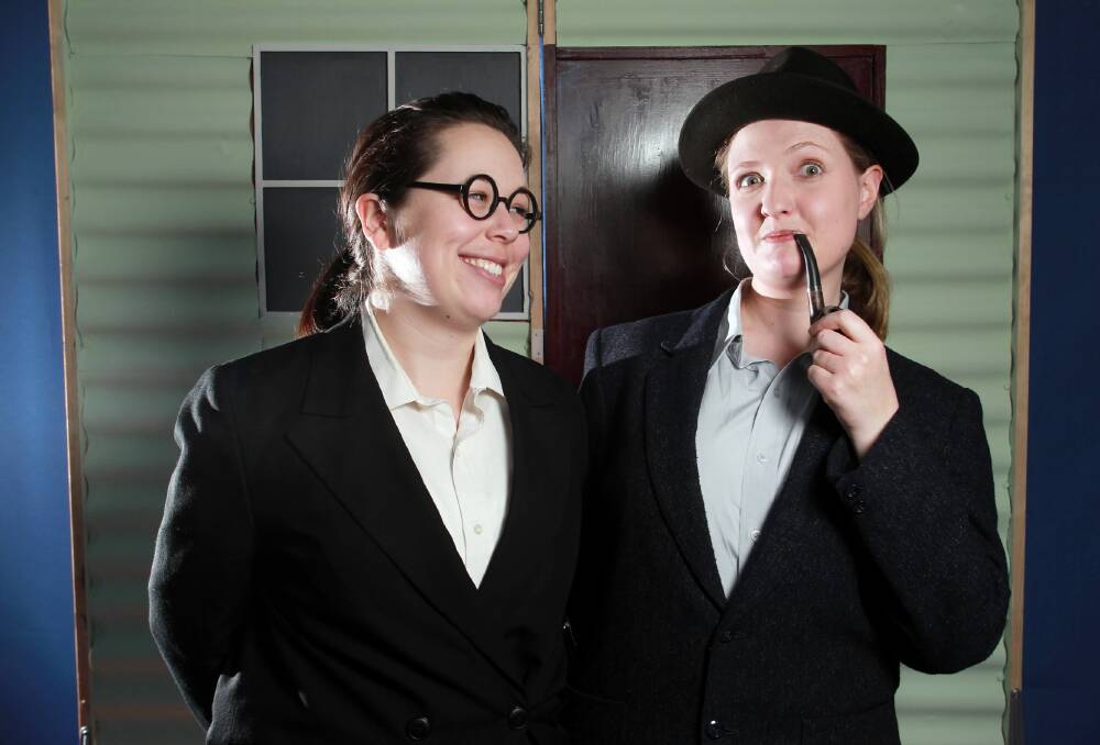 Jade Thomson and Amanda Pearce star on stage in Me and Bonegilla. Picture: KYLIE ESLER