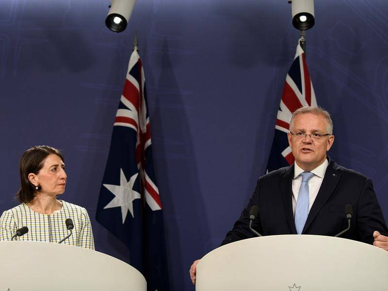 NSW Premier Gladys Berejiklian (left) and Scott Morrison have inked a $2 billion energy deal.