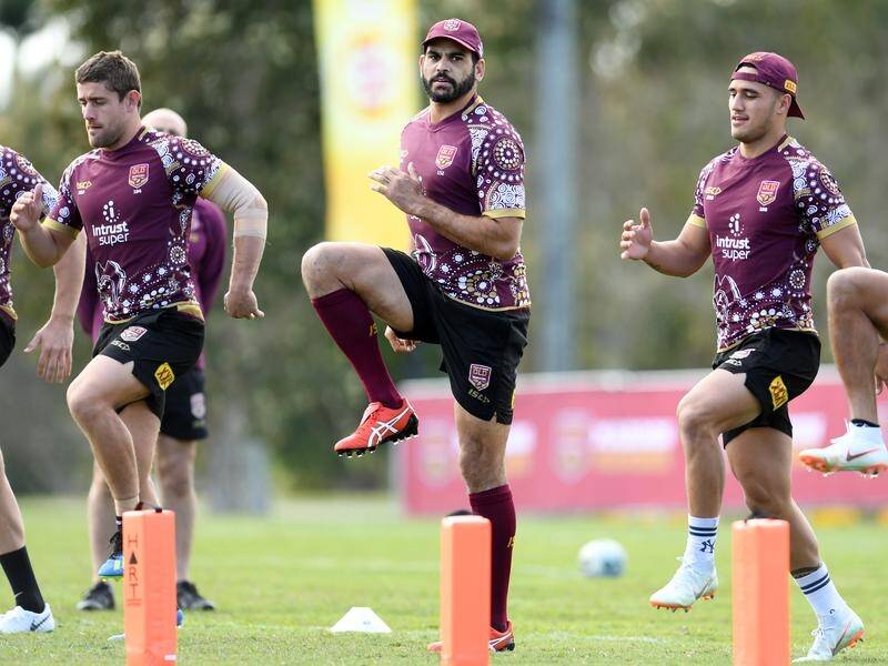 The Maroons forwards have taken their loss in game one personally, captain Greg Inglis (C) says.