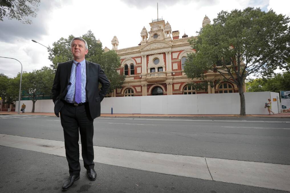 Frank Zaknich has been in the role of Albury Council general manager for a year and he says 12 months into the job, his game plan has not altered. Picture: TARA GOONAN